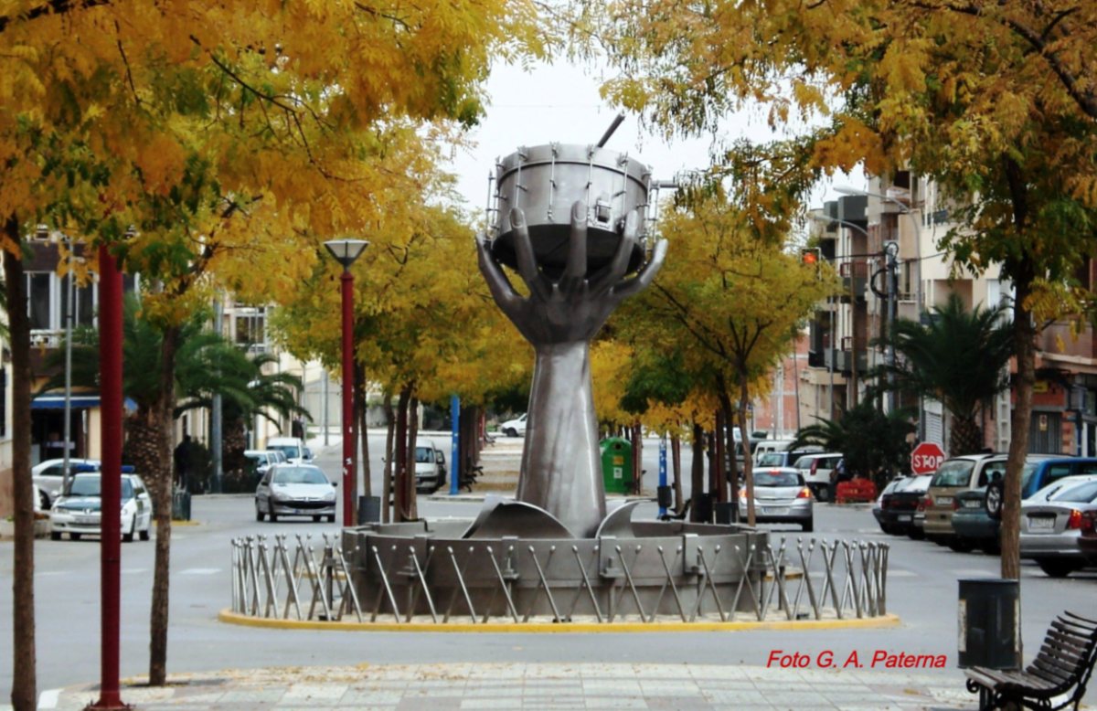 Monumento al Tambor de Tobarra. Foto: Guillermo A. Paterna