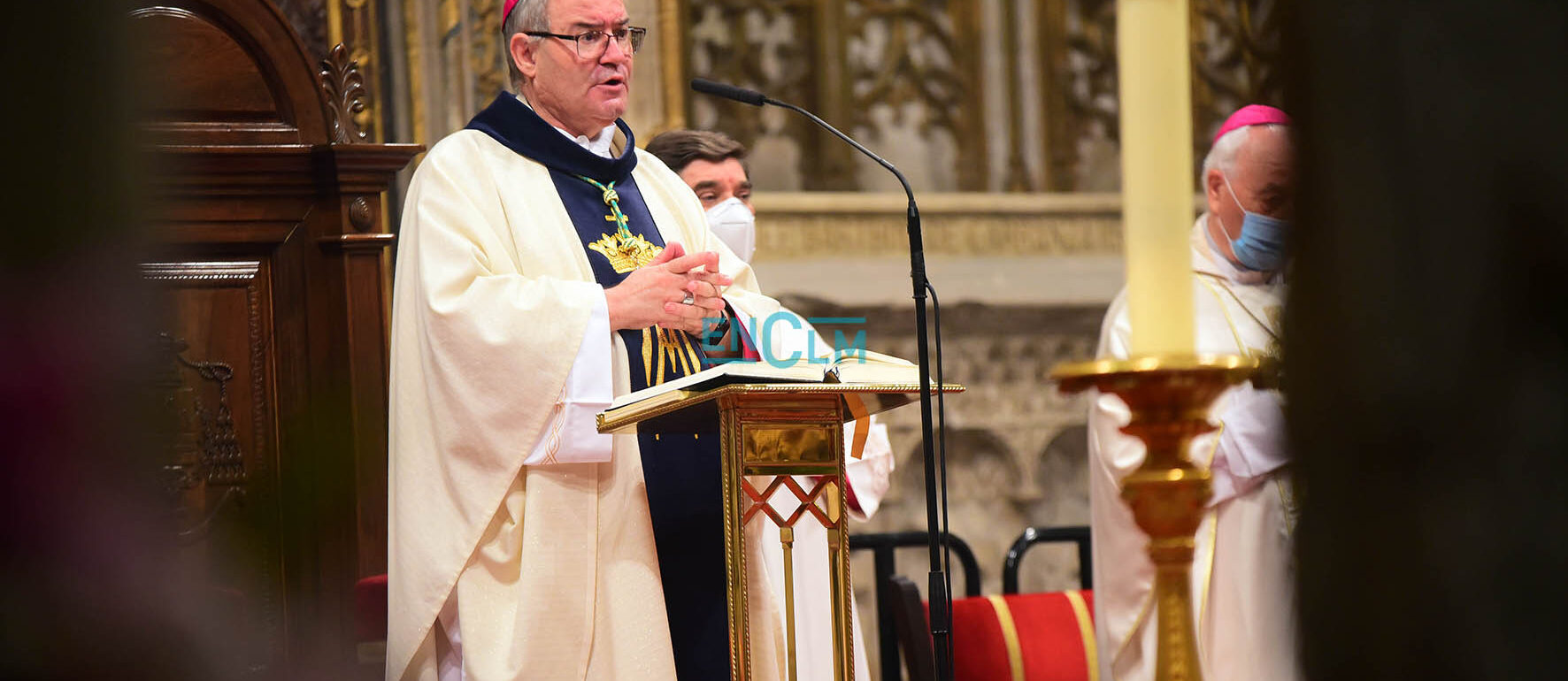 Francisco Cerro ensalzó la figura del papa. Foto: Rebeca Arango.