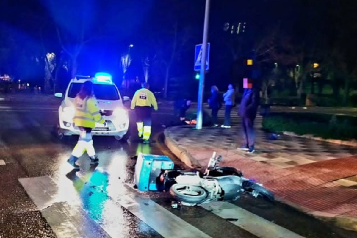 Accidente de tráfico en Cuenca. Foto: Policía Local de Cuenca