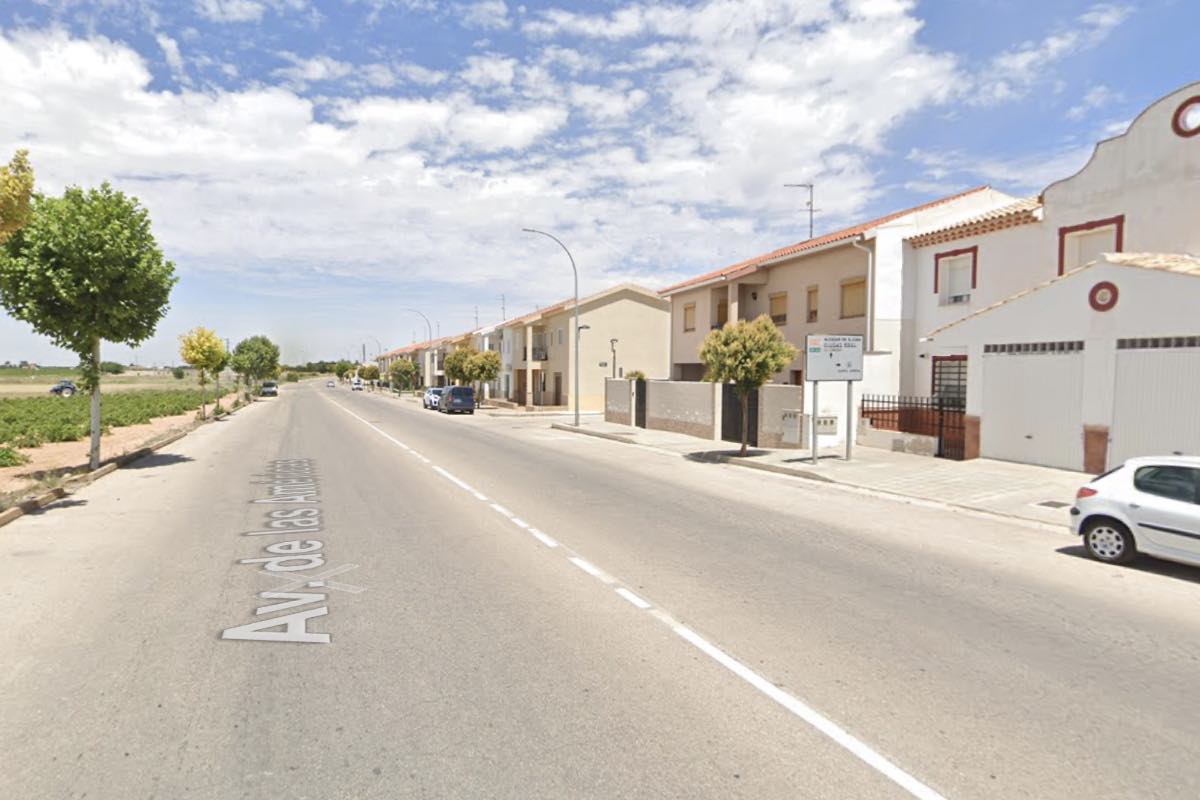 Avenida de las Américas, en Pedro Muñoz (Ciudad Real). Foto: Google Maps