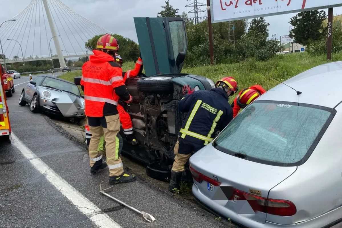 Imagen del accidente de la TO-23.