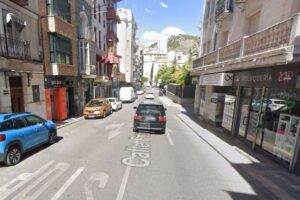 Calle Fray Luis de León, en Cuenca. Foto: Google Maps