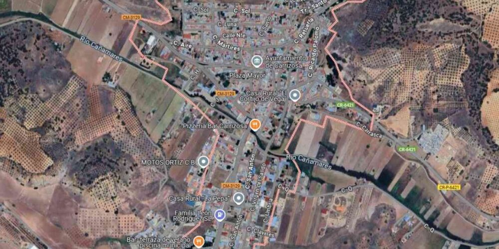 Accidente de tráfico con cuatro heridos en Carrizosa (Ciudad Real).