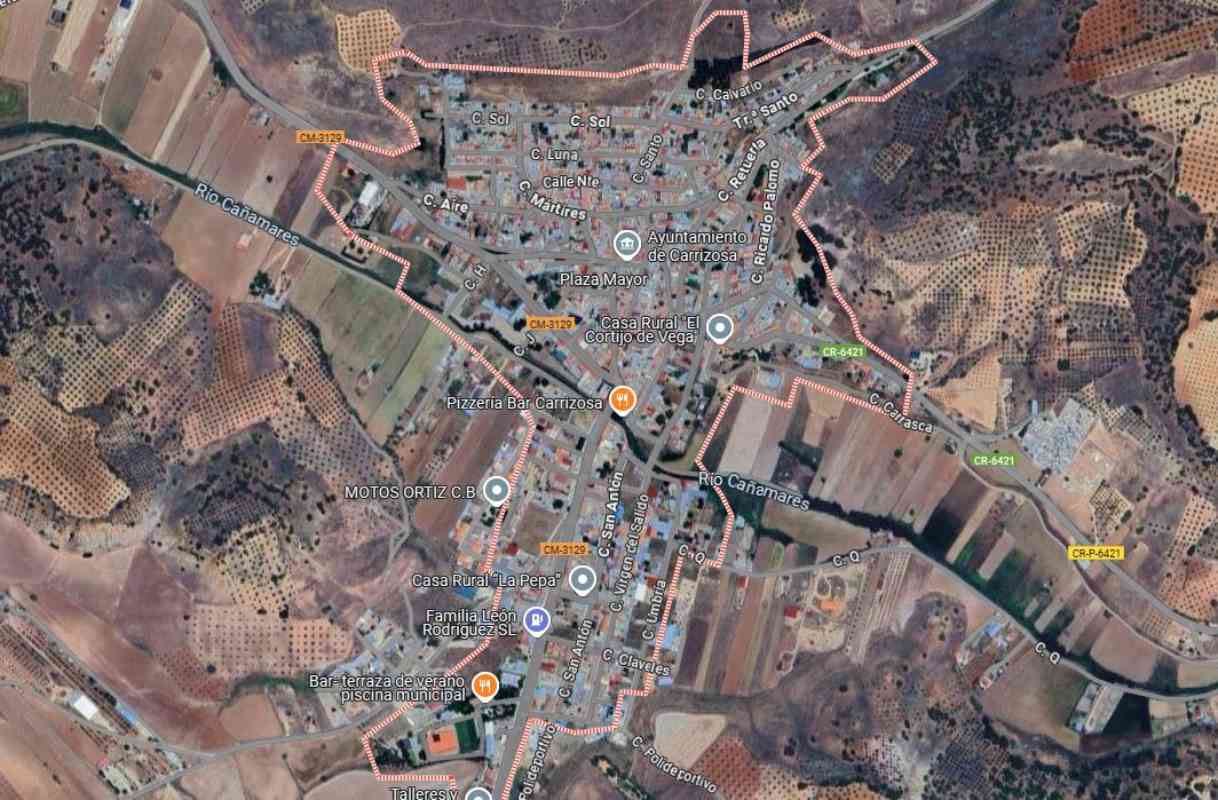 Accidente de tráfico con cuatro heridos en Carrizosa (Ciudad Real).