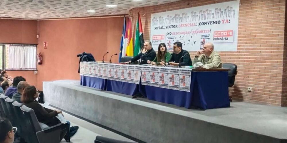 Asamblea del Metal de CCOO Toledo.