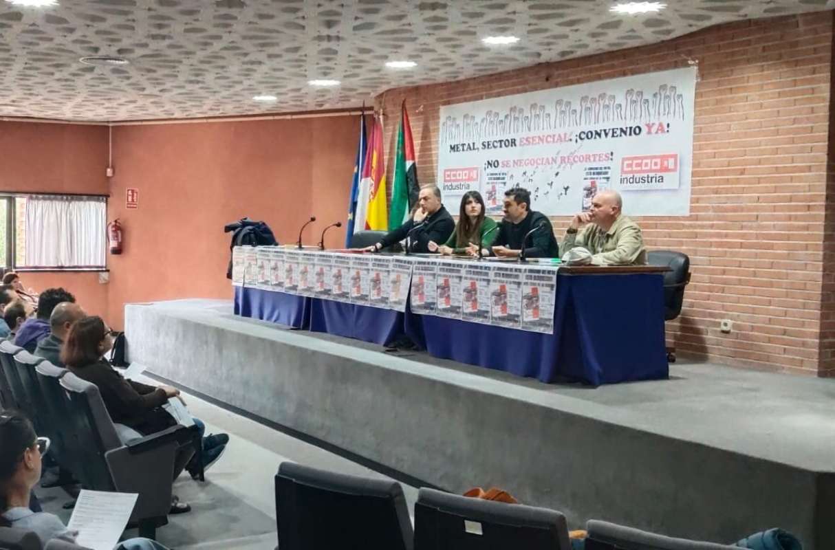 Asamblea del Metal de CCOO Toledo.