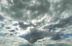 Cielo nuboso (foto de archivo).