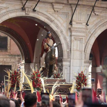 Procesión del Hosanna, en Cuenca, conocida como "la Borriquilla". Foto: Sandra Escudero.