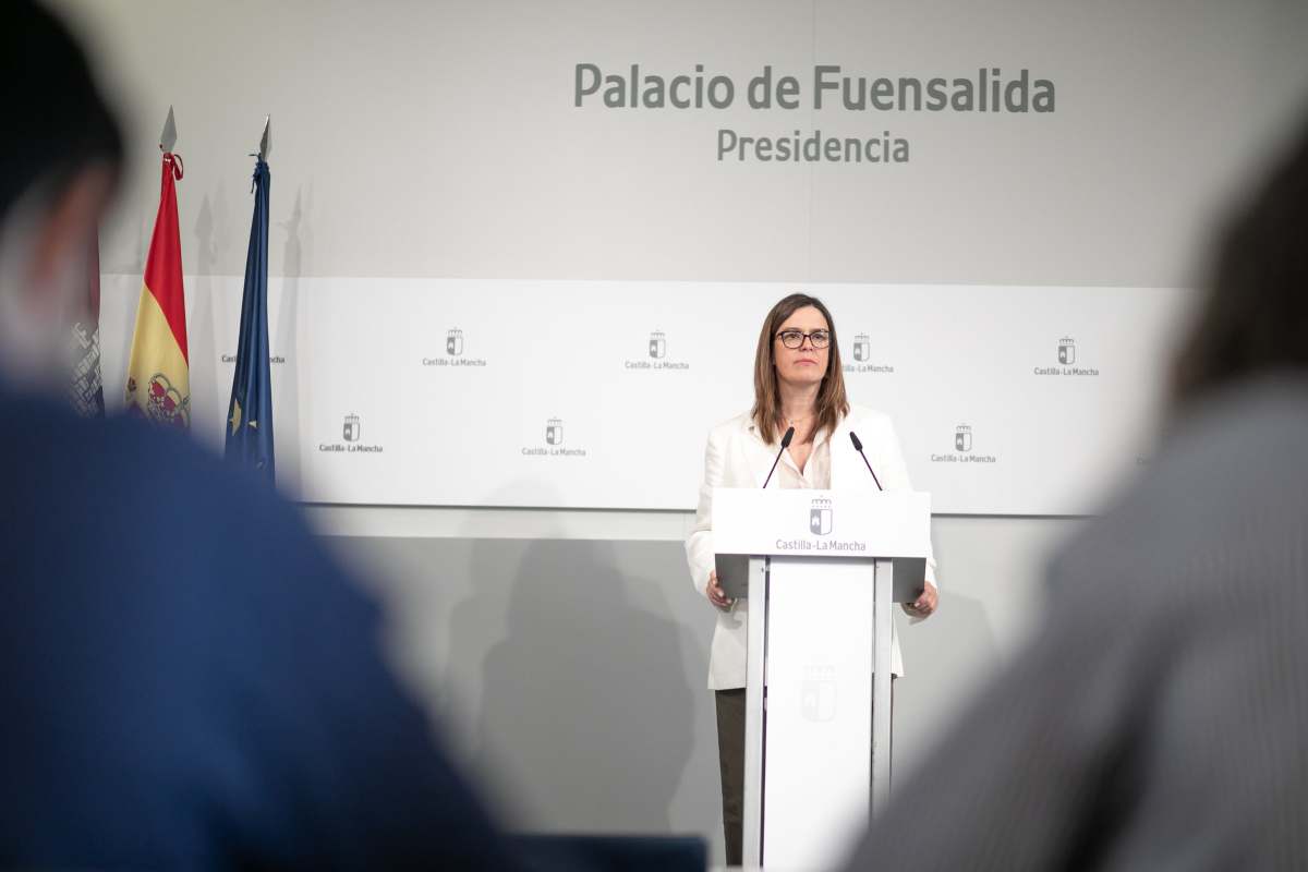 La consejera Portavoz del Gobierno regional, Esther Padilla.