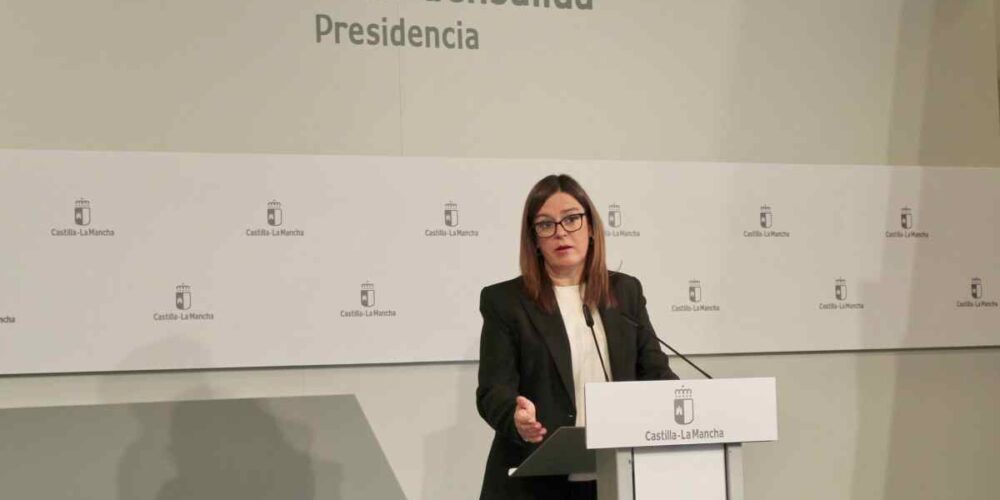 La consejera portavoz del Gobierno de Castilla-La Mancha, Esther Padilla.