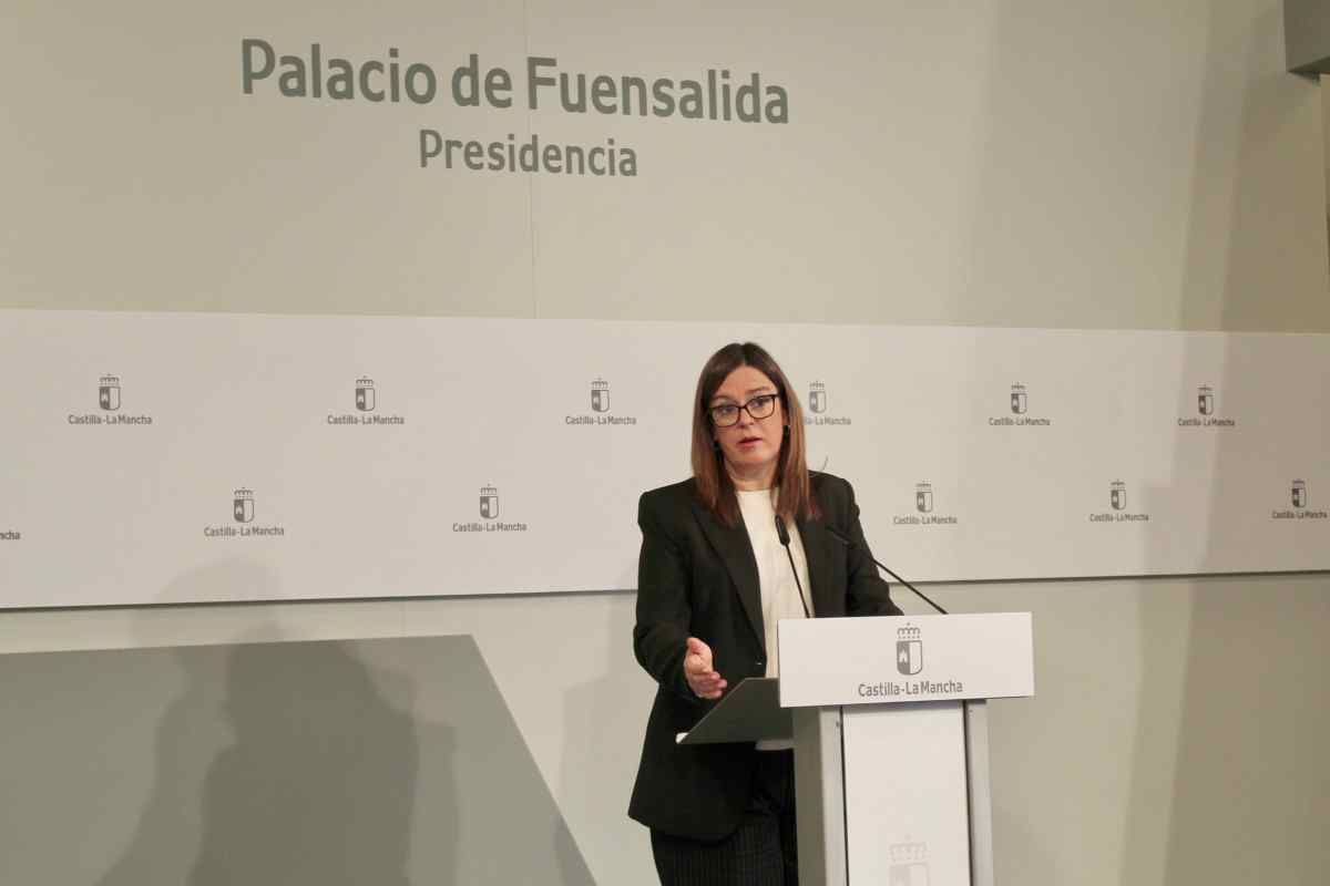 La consejera portavoz del Gobierno de Castilla-La Mancha, Esther Padilla.
