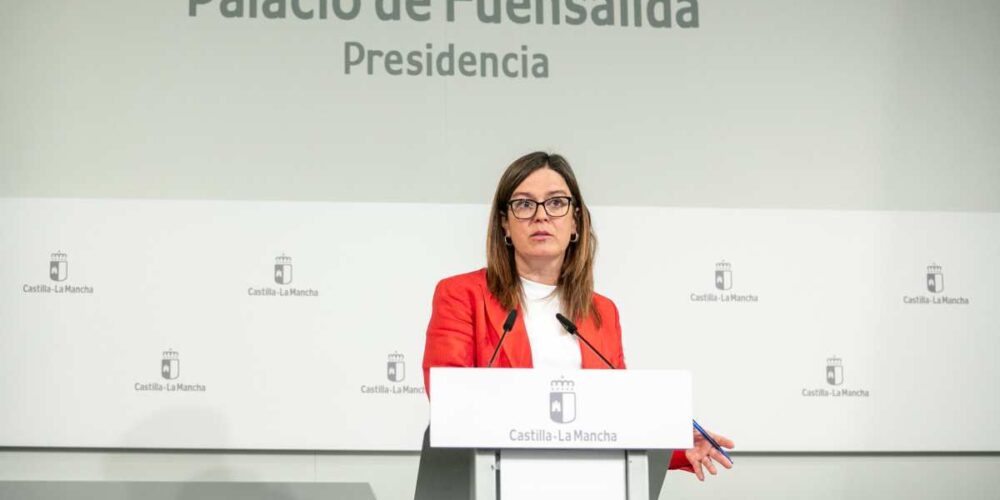 La consejera portavoz del Gobierno de Castilla-La Mancha, Esther Padilla.