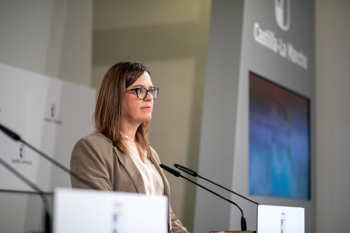 La consejera portavoz del Gobierno de Castilla-La Mancha, Esther Padilla. Foto: JCCM