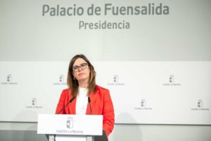 La consejera portavoz del Gobierno de Castilla-La Mancha, Esther Padilla.