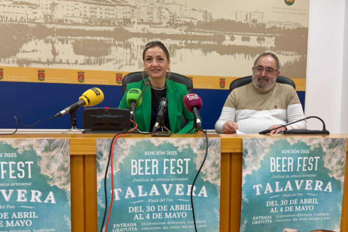 Presentación del festival de la cerveza de Talavera. Foto: Ayuntamiento de Talavera