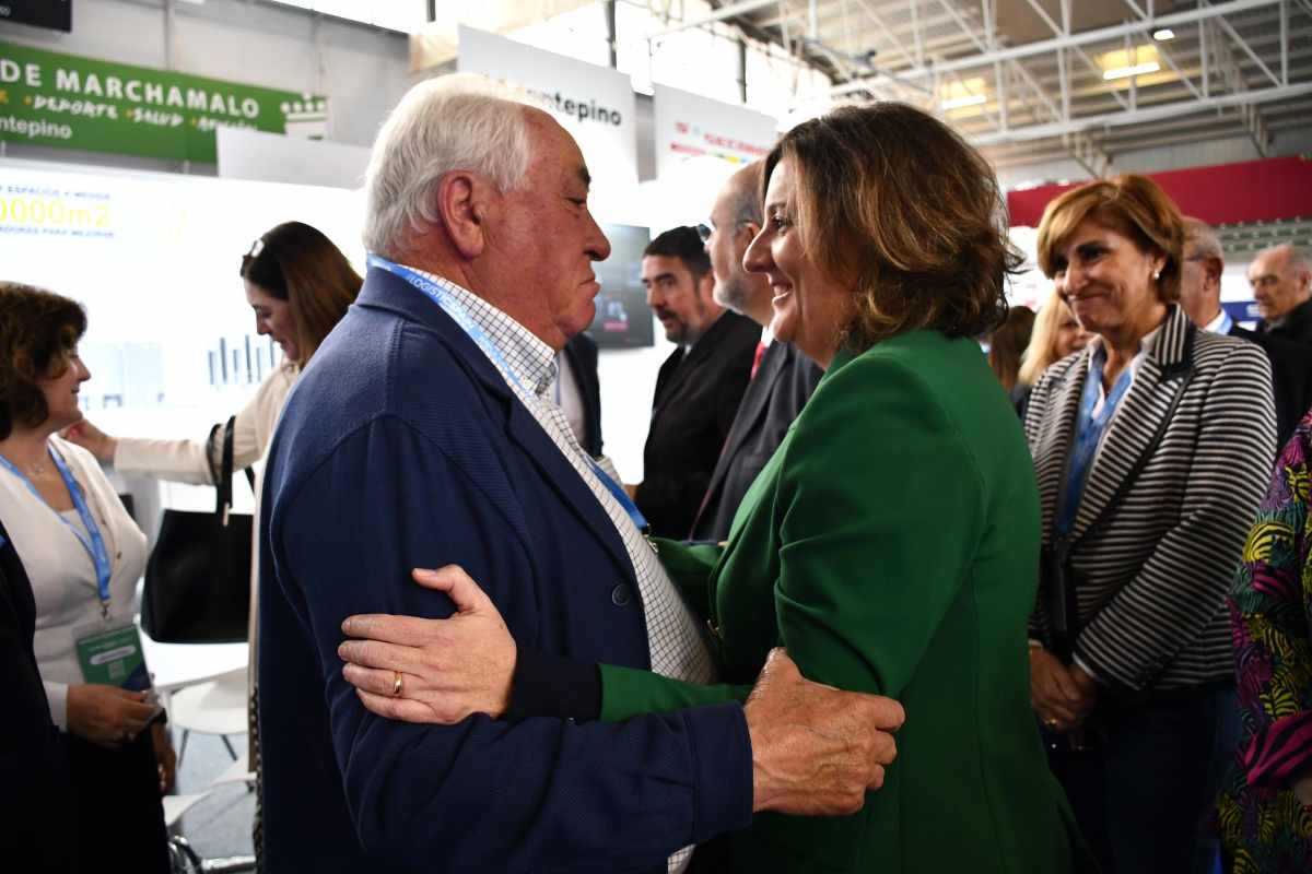 Patricia Franco, en la Feria Logistic Spain.