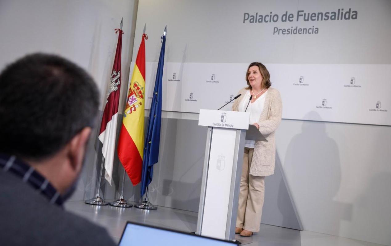 Patricia Franco dio cuenta de las ayudas a los autónomos en Castilla-La Mancha.