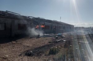 La explotación ganadera afectada. Imagen: CPEIS Toledo.
