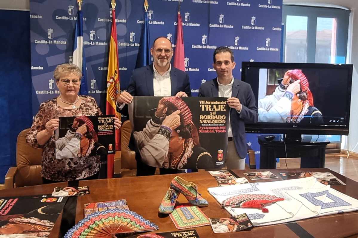 Presentación de las jornadas del bordado de Navalcán (Toledo). Foto: JCCM