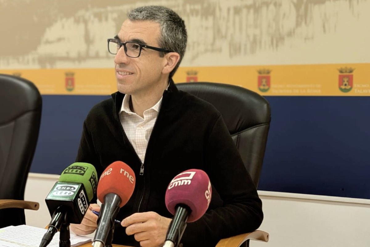 El portavoz del PSOE en el Ayuntamiento de Talavera, Luis Enrique Hidalgo