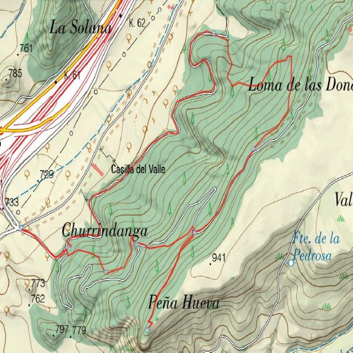 Mapa Sendero Guadalajara