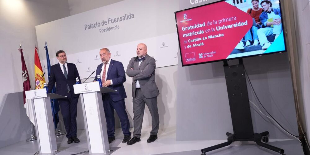 Presentación de la matrícula gratuíta.