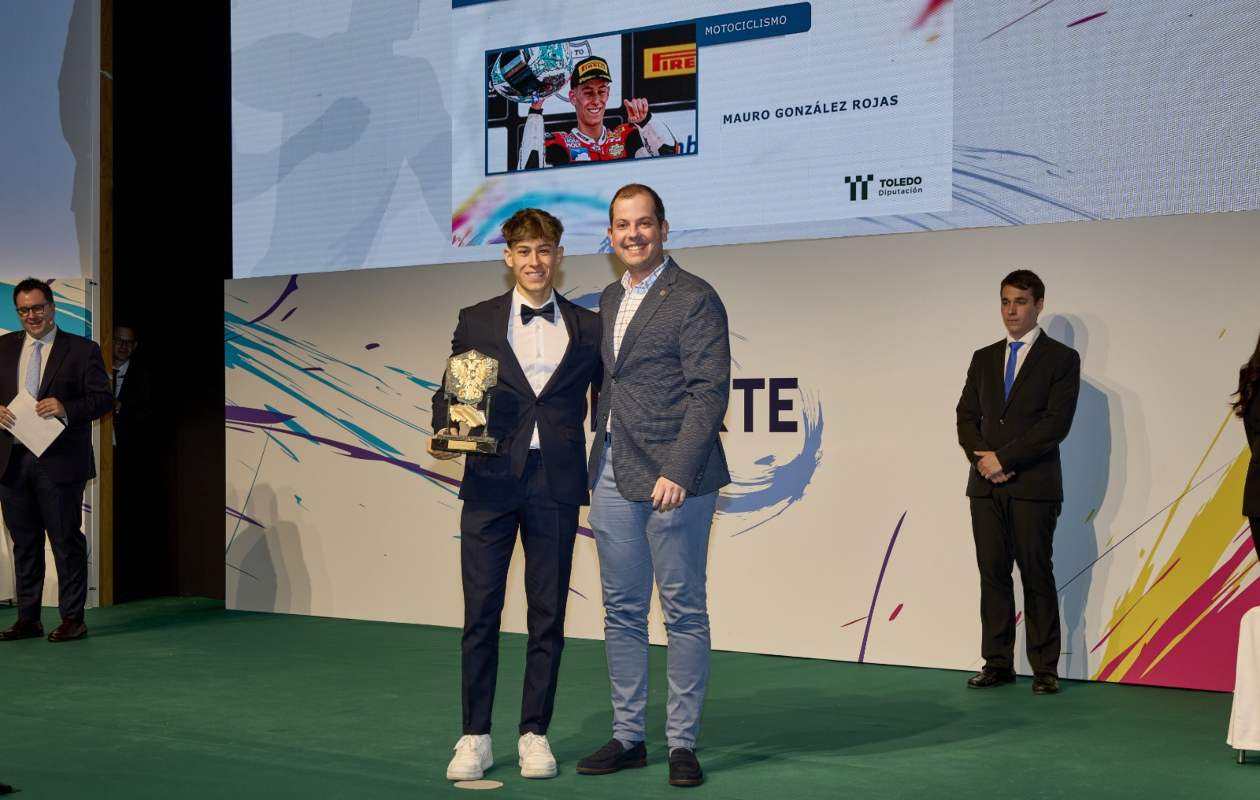 El golfista Mauro Hernández, uno de los premiados.