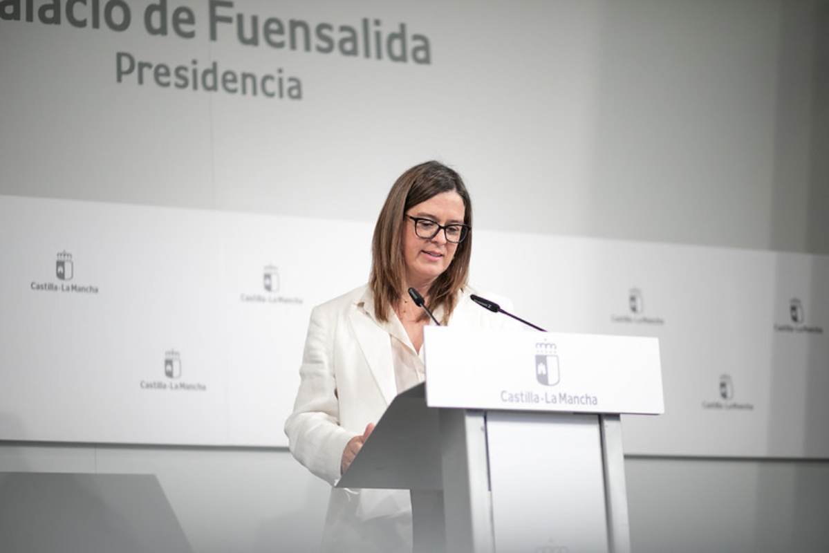 La consejera Portavoz del Gobierno regional, Esther Padilla.