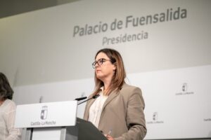 La consejera portavoz, Esther Padilla.
