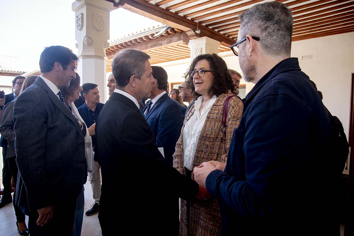 Page este martes en el Palacio de Fuensalida (Toledo) con De la Rosa y Alcónez. Foto: ENCLM/Rebeca Arango