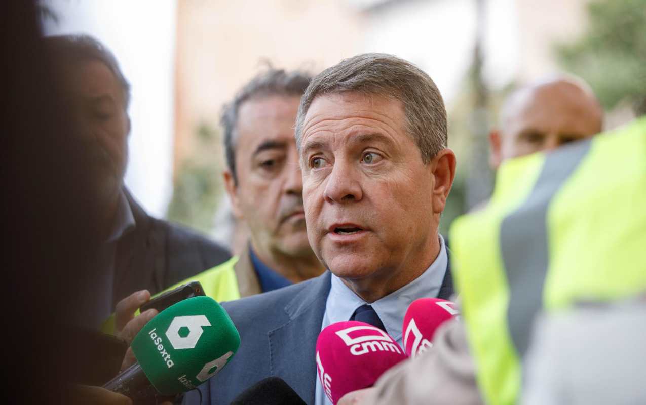 Page, en declaraciones a los medios en Cuenca.