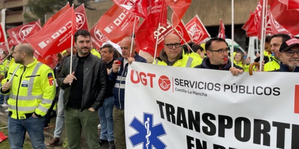Paro en el transporte sanitario.