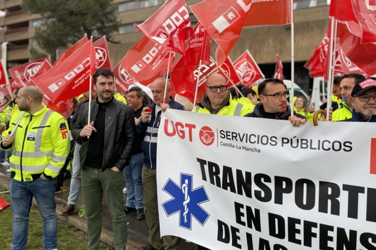 Paro en el transporte sanitario.