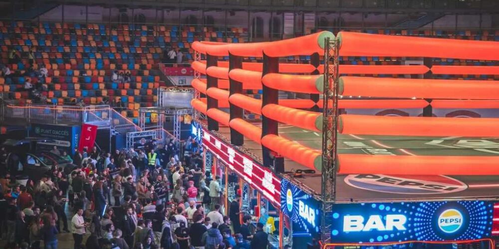 Uno de los eventos de Pizza Combat. Imagen del perfil de instagram de Pizza Combat.