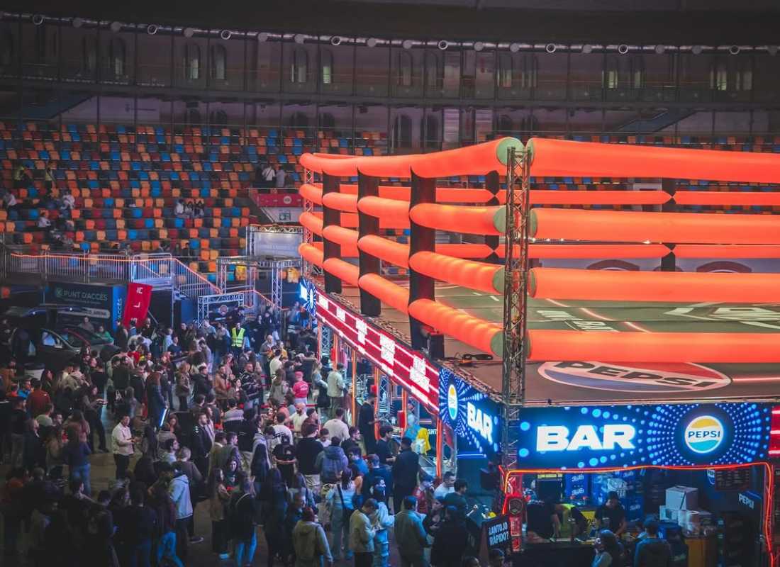 Uno de los eventos de Pizza Combat. Imagen del perfil de instagram de Pizza Combat.
