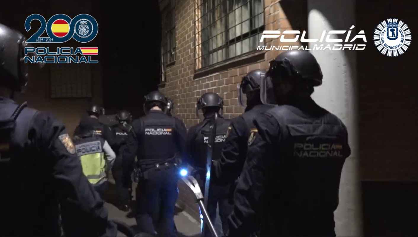 Operación de la Policía Nacional contra una banda dedicada al cultivo y la venta de marihuana.