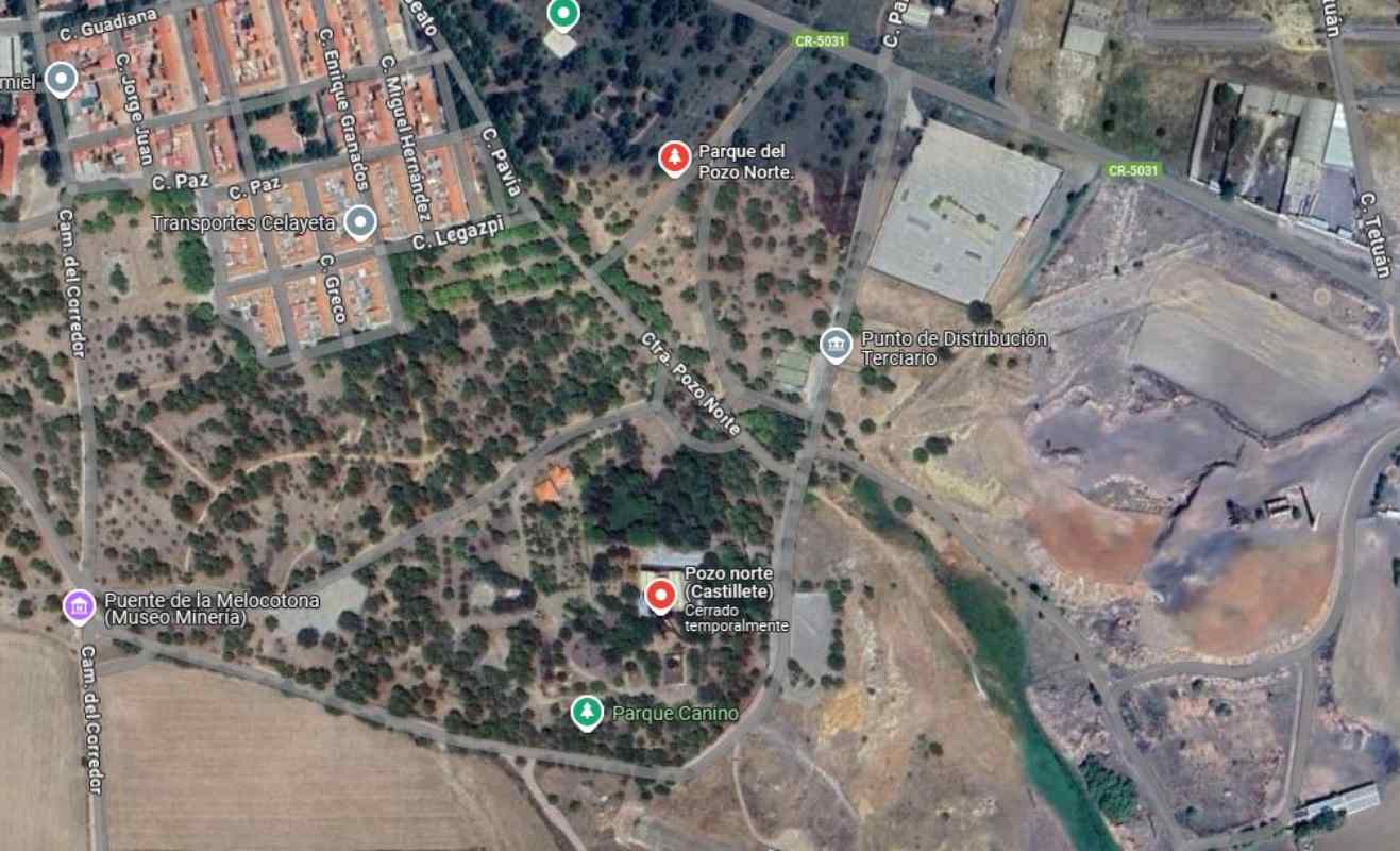 El cadáver de la mujer fue encontrado en las inmediaciones de la zona de Pozo Norte, en Puertollano.