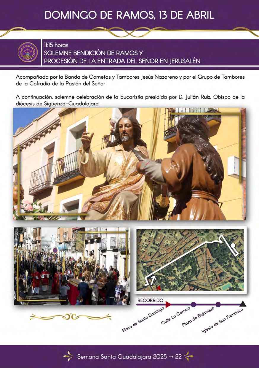 Recorrido Domingo de Ramos