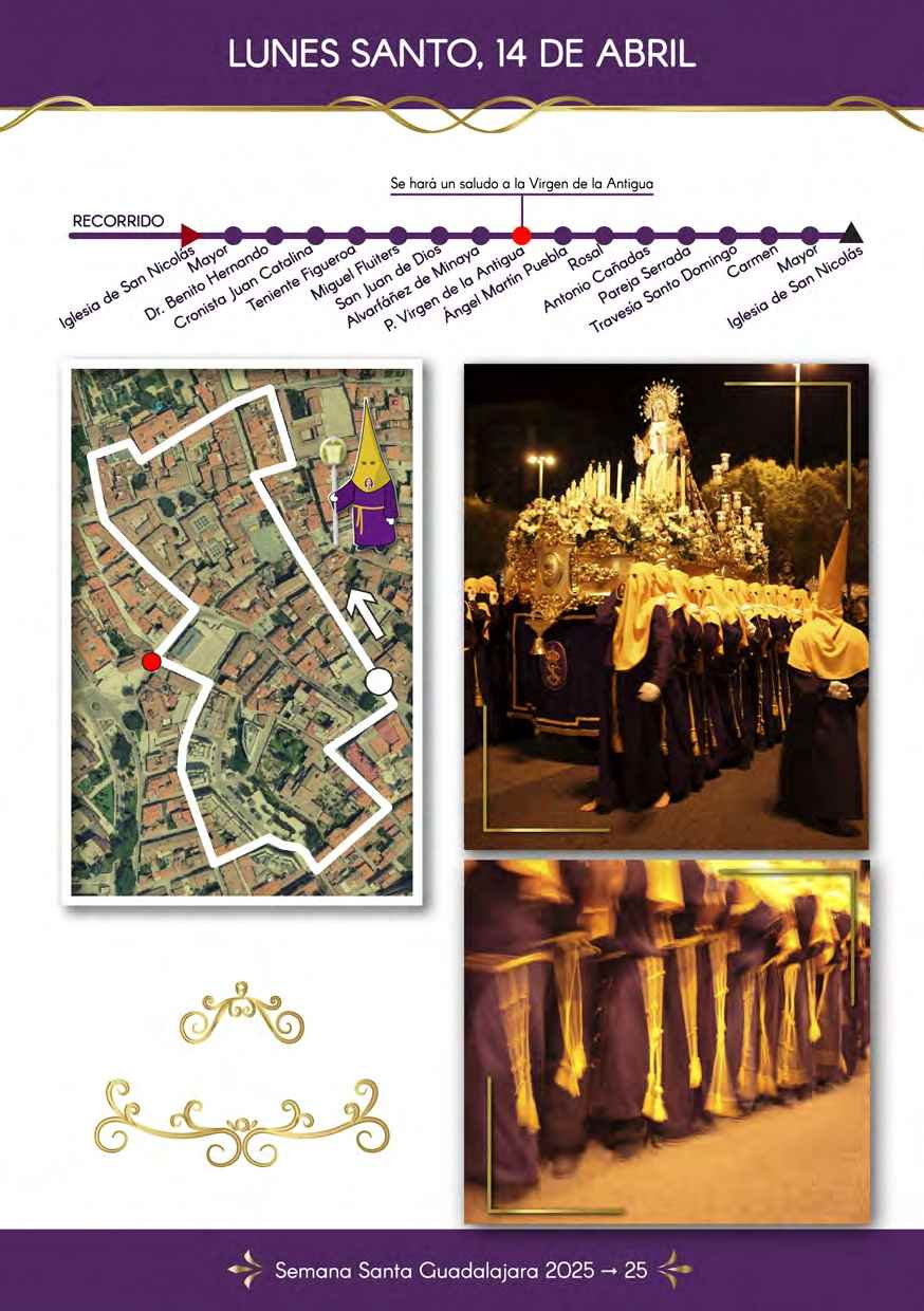 Recorrido Lunes Santo