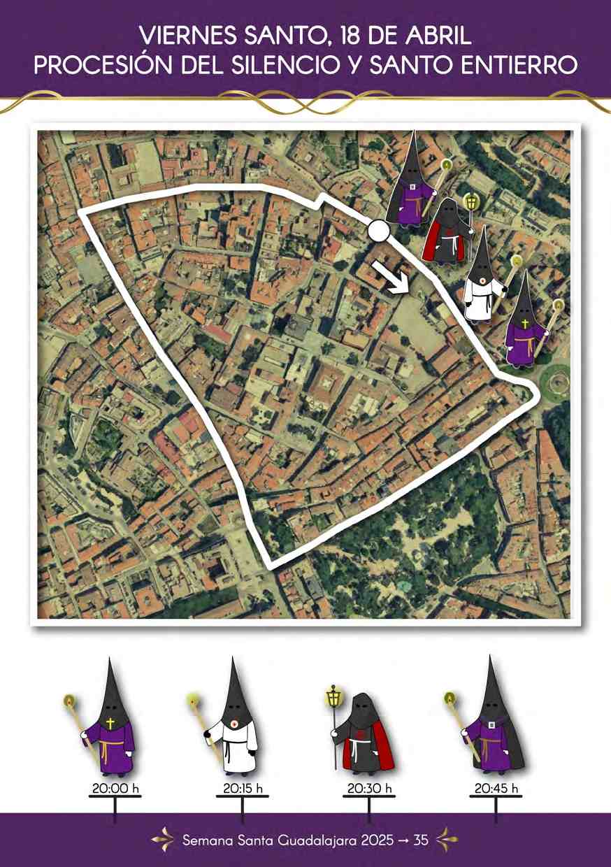 Recorrido Viernes Santo tarde