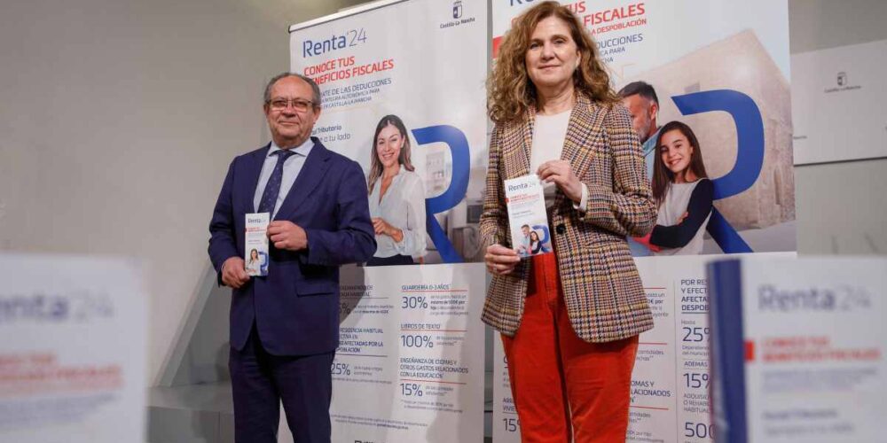 Presentación de las deducciones fiscales de Castilla-La Mancha para la declaración de la Renta 2024.