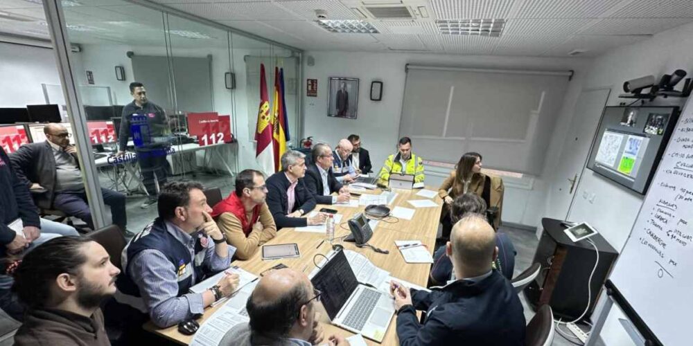Reunión de seguimiento del Pricam en las instalaciones del 112 de Castilla-La Mancha.