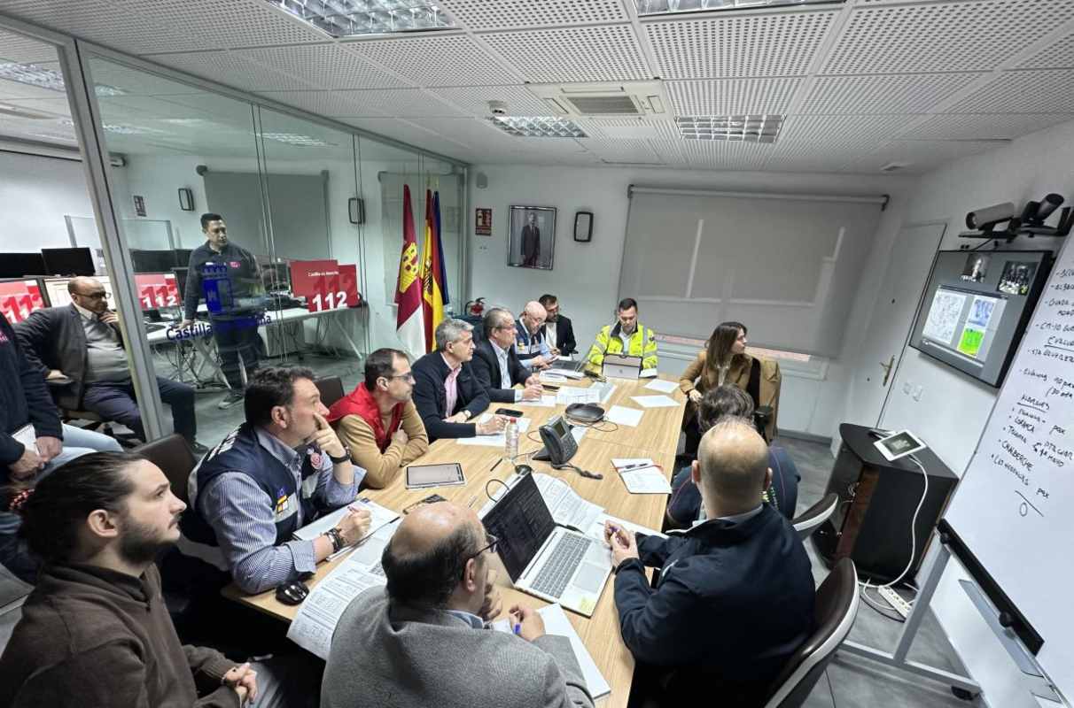 Reunión de seguimiento del Pricam en las instalaciones del 112 de Castilla-La Mancha.
