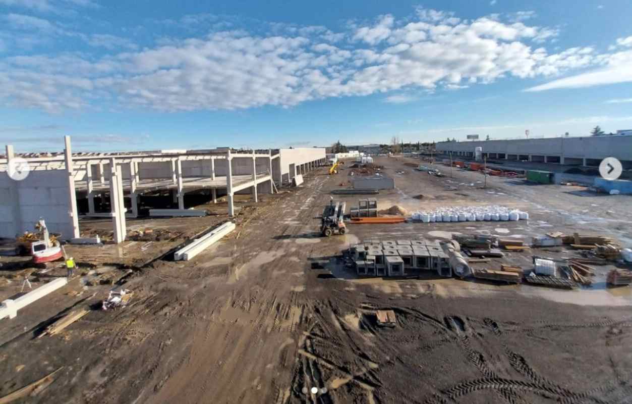 Obras en el Centro Comercial Señorío Plaza de Illescas.