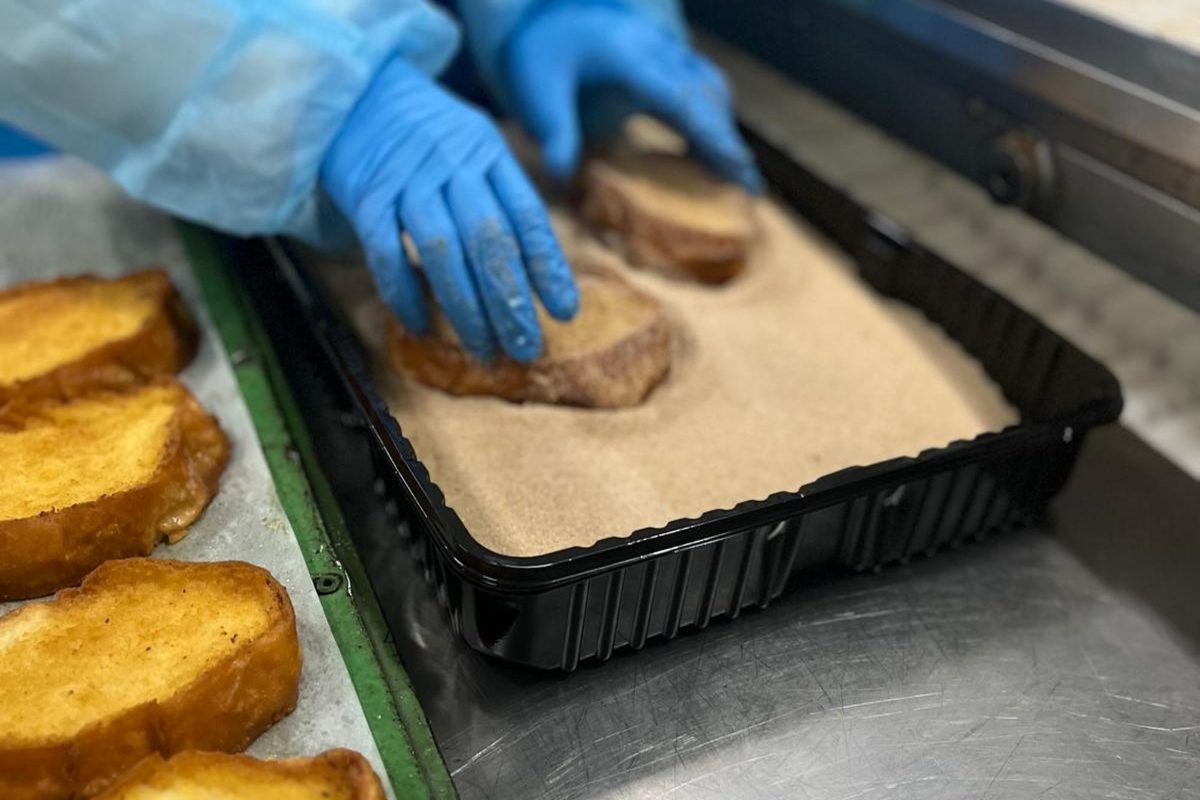 Elaboración de las torrijas de Mercadona.