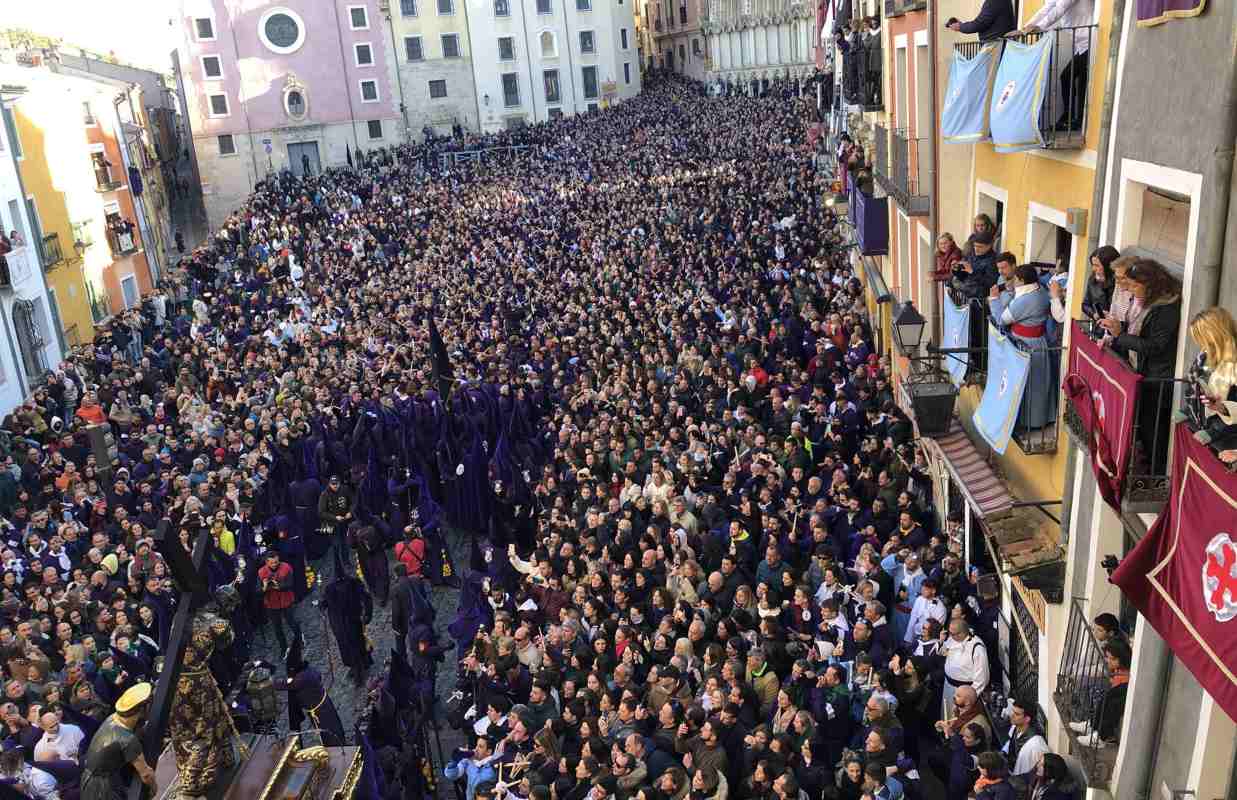 Procesión Camino del Calvario, en Cuenca, conocida como Las Turbas.