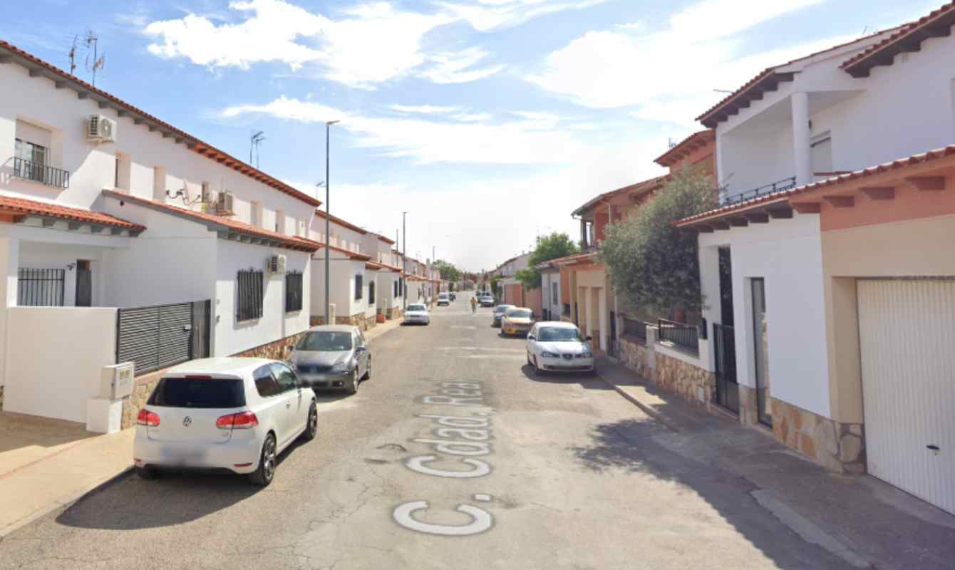 Calle Ciudad Real, en Villanueva de Alcardete.