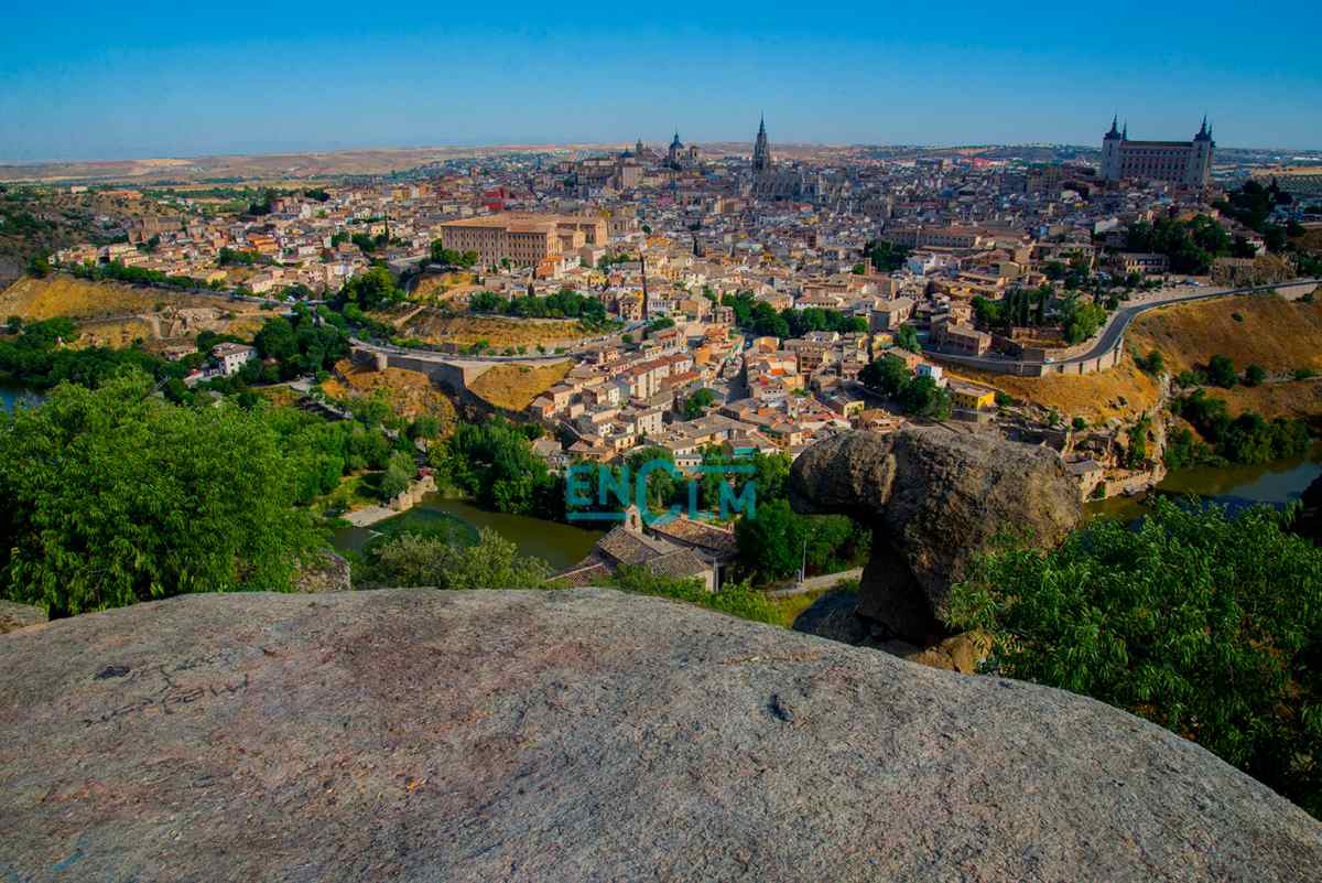 Vista de Toledo desde la Piedra del Rey Moro. Foto: Rebeca Arango.