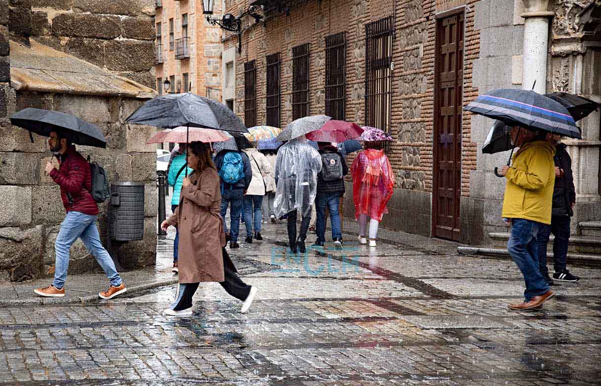 Lluvias intensas en Toledo. Foto: Rebeca Arango.