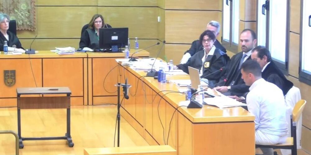 El acusado prestando declaración este miércoles en la Audiencia Provincial de Ciudad Real